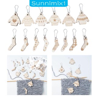 [Sunnimix1] ปากกามาร์กเกอร์ไม้ ทรงกลม น้ําหนักเบา ใช้ซ้ําได้ ทนทาน สําหรับถักโครเชต์