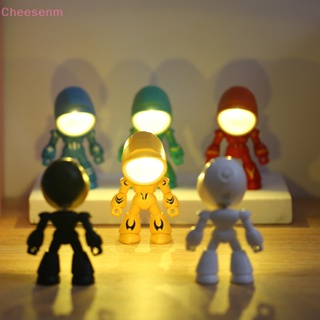 โคมไฟตั้งโต๊ะ LED รูปการ์ตูนฮีโร่ ขนาดมินิ สําหรับตกแต่งห้องนั่งเล่น DIY