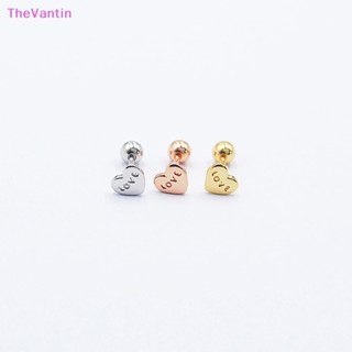 Thevantin แฟชั่น เรียบง่าย กระดูกหู สกรู ลูกปัด ใบปาล์ม ผึ้ง มินิ ต่างหูสตั๊ด สําหรับผู้หญิง เครื่องประดับ ทุกแบบ สินค้าที่ดี