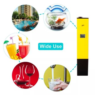 Digital pH Tester Pen Water Pool Hydroponics Drinking LCD Test Pocket Electric