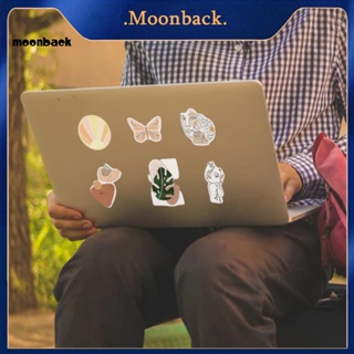 &lt;moonback&gt; สติกเกอร์ไวนิล ลายรถจักรยานยนต์ ติดทนนาน ลอกออกได้ สําหรับติดตกแต่งสมุดโน้ต 50 ชิ้น ต่อชุด