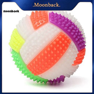 &lt;moonback&gt; ลูกบอลวอลเลย์บอล เม่นกระพริบ LED เปลี่ยนสีได้ ของเล่นสําหรับเด็ก