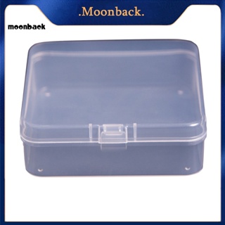 &lt;moonback&gt; กล่องเคส PP ทรงสี่เหลี่ยม สําหรับใส่เครื่องประดับ นามบัตร