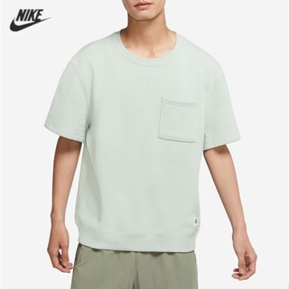 【พร้อมส่ง】ของแท้ 100% NIKE SB NOVELTY CREW เสื้อยืดแขนสั้น ผ้าฝ้ายถัก ทรงหลวม สําหรับผู้ชาย DH2930-010-051-017