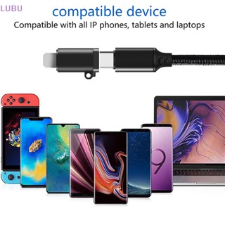 Lubu อะแดปเตอร์แปลงสายชาร์จ Usb-C ตัวเมีย เป็นตัวผู้ Type-C เป็น Pd สําหรับโทรศัพท์มือถือ