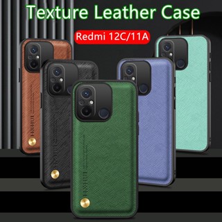 เคสหนัง ฝาพับแม่เหล็ก ป้องกันกล้อง สําหรับ RedMI 12C Redmi12C RedMI 11A 12 C