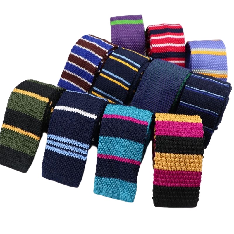 Zonfaz ผู ้ ชายถักลาย Ties แฟชั ่ น Slim ถักเนคไทสําหรับผู ้ ชาย Skinny ทอ Designer Cravat ถักเนคไท 5.5 ซม.กว ้ าง