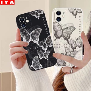 เคสโทรศัพท์ซิลิโคน แบบนิ่ม ลายผีเสื้อ สําหรับ Realme 10 C21Y C25Y C35 C33 C31 C30 C21 RealmeC11 C25 C15 C12 C3 C2 Realme 8i 8 pro 5 5i 6i C17