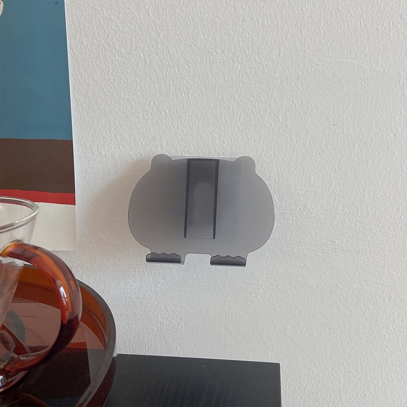 1 ชิ้น การ์ตูนหมี รูปร่าง พลาสติก ติดผนัง ชั้นวางโทรศัพท์มือถือ / ที่มีสีสัน กันน้ํา ติดผนัง ประตู ที่วาง ขาตั้ง ห้องน้ํา ห้องครัว จัดเก็บ จัดระเบียบ - รูปที่ 4