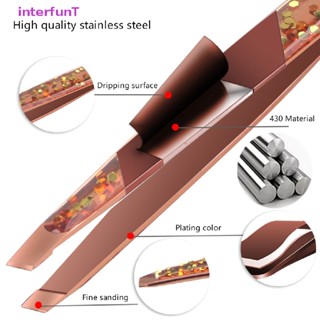 [InterfunT] แหนบสเตนเลส สําหรับกันคิ้ว 1 ชิ้น [ใหม่]