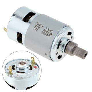 มอเตอร์โบลเวอร์ความเร็วสูง 775 DC 18-21V 15000RPM สําหรับเครื่องเป่าฝุ่น เขม่าอุตสาหกรรม