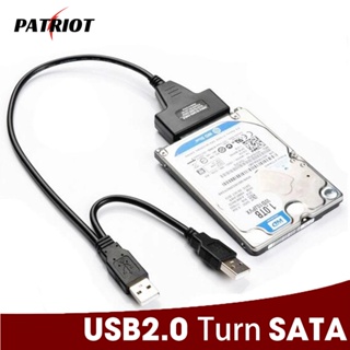 อะแดปเตอร์แปลงสายเคเบิล USB SATA 0.34 ม. / สายฮาร์ดไดรฟ์ USB2.0 เป็น SATA ไดรฟ์ง่าย / สําหรับแล็ปท็อป 2.5/3.5 นิ้ว SSD/HDD / อุปกรณ์เสริมคอมพิวเตอร์