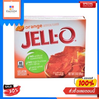 Orange Jell-O 85 G อร่อยเหมือนมืออาชีพ Rainbow jelly