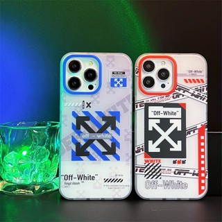 เคสแข็ง สำหรับ ไอโฟน iPhone 14 Pro Max iPhone 13 Pro Max iPhone 12 Pro Max iPhone 11 Fashion Off White Hard Case