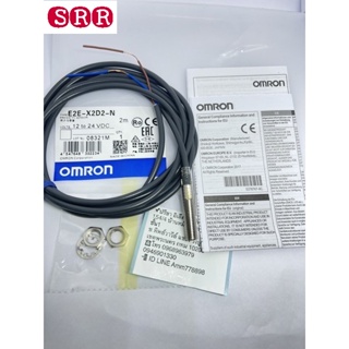 พร้อมส่ง  E2E-X2D2-N sensor เซ็นเซอร์ proximity  8M (2สาย ชนิดNC) ใช้ไฟ12-24VDC OMRON