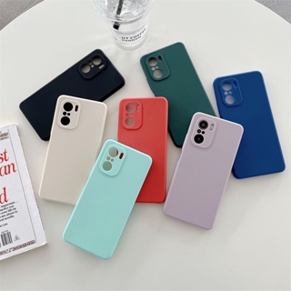 เคสซิลิโคนนิ่ม ขอบตรง กันกระแทก สําหรับ Xiaomi Redmi K40 K50 Pro Plus Gaming Ultra 5G