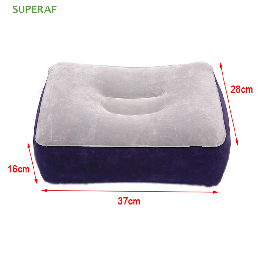 Superaf ที่พักเท้า PVC แบบเป่าลม สําหรับเดินทาง สํานักงาน ขายดี
