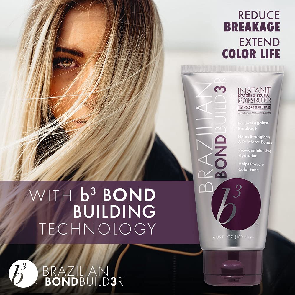 B3 Brazilian Bond builder: Instant Restore & Protect Reconstructor. Revive & shield hair instantly