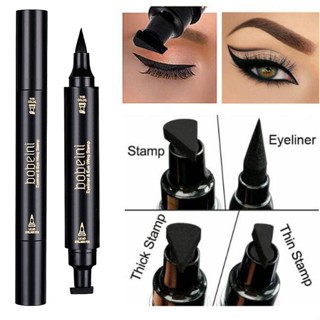 อายไลเนอร์ อายไลเนอร์แสตมป์ 2 in 1 กันน้ำ หัวใหญ่ อายไลเนอร์ชนิดน้ำ สีดำ Eyeliner Stamp [ผู้ขายชาวไทย พร้อมสต็อก]