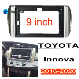 Flightcar แผงวิทยุสเตอริโอ 2din อุปกรณ์เสริม สําหรับ TOYOTA Innova 2016-2020 9 นิ้ว 10 นิ้ว Android