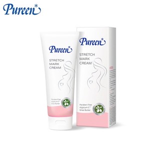 pureen stretch mark cream ครีมทาท้องลาย เพียวรีน ขนาด 200 ml 🔥 1 แถม 1 🔥