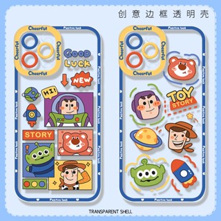 เคสโทรศัพท์มือถือแบบใส กันกระแทก ลาย Toy Story สําหรับ iPhone 14 Pro Max 13 12 Mini 11 XS XR X 8 7 Plus 6S 6 SE