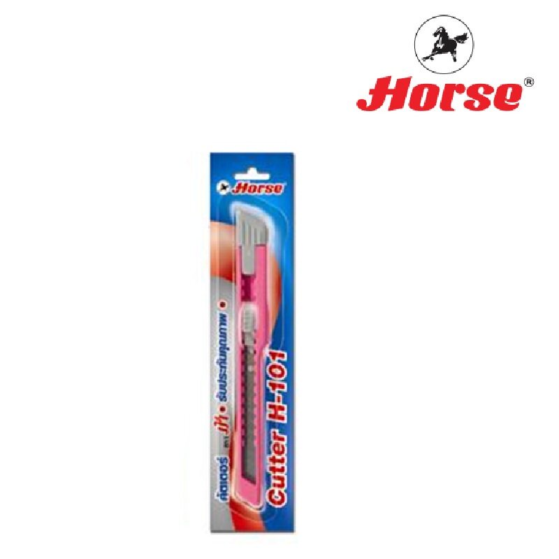 (USP)💢ขายยกแผง💢(12ด้าม) แท้💯 Horse มีดคัตเตอร์ ตราม้า คัตเตอร์ ด้ามพลาสติก เล็ก คละสี H-101 (ขายยกแผง12อัน) - รูปที่ 4