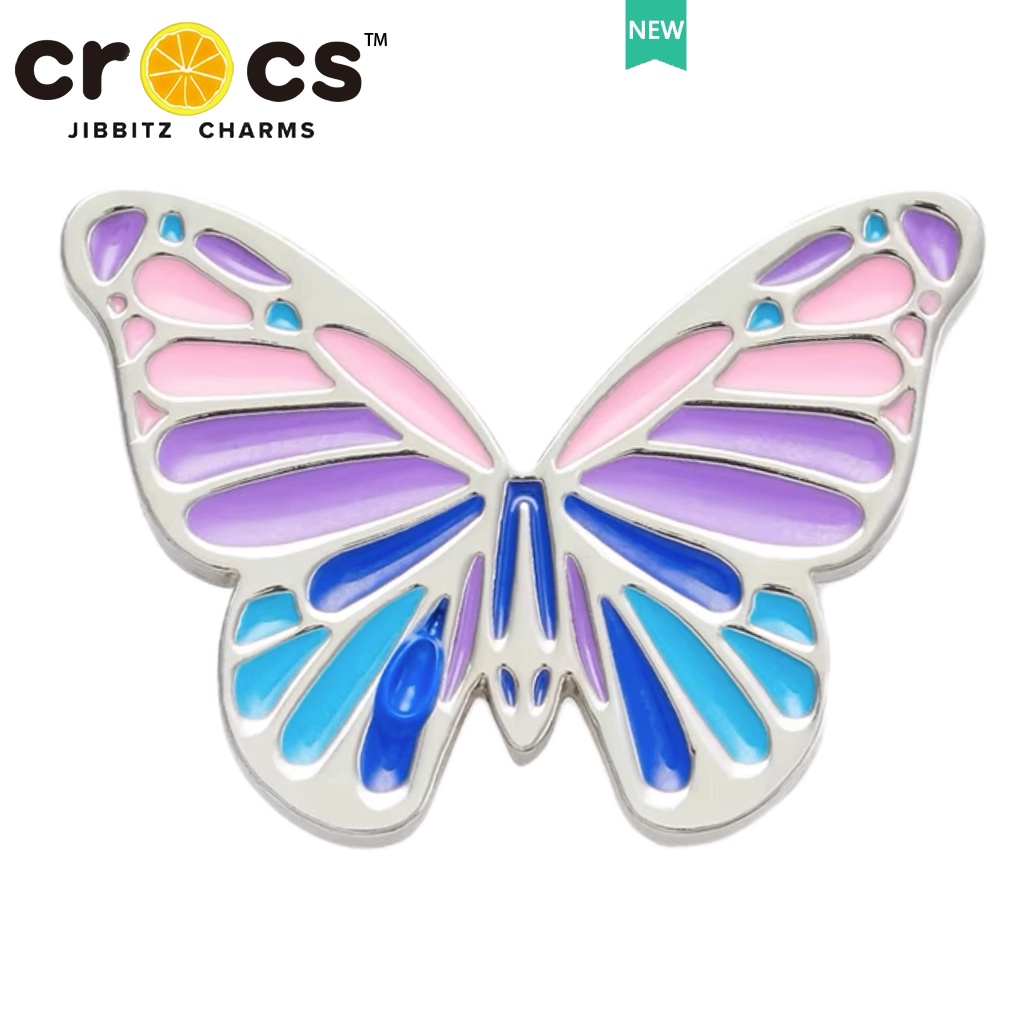 JIBBITZ cross charms ตัวติดรองเท้า ดอกไม้2025 ตัวติดรองเท้า cross