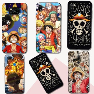 เคสโทรศัพท์มือถือ ซิลิโคนนิ่ม tpu ลายอนิเมะ One Piece Luffy Zoro สีดํา สําหรับ xiaomi mi 8 lite redmi 8 8a