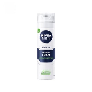 Nivea นีเวีย ฟอร์ เมน เซนซิทีพ เชฟวิ่ง โฟม 200 มล. โฟมโกนหนวด