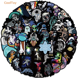 Cooltoy ขายดี สติกเกอร์ ลายนักบินอวกาศ กราฟฟิติ สําหรับติดตกแต่งรถยนต์ กระเป๋าเดินทาง โน้ตบุ๊ก กีตาร์ 50 ชิ้น