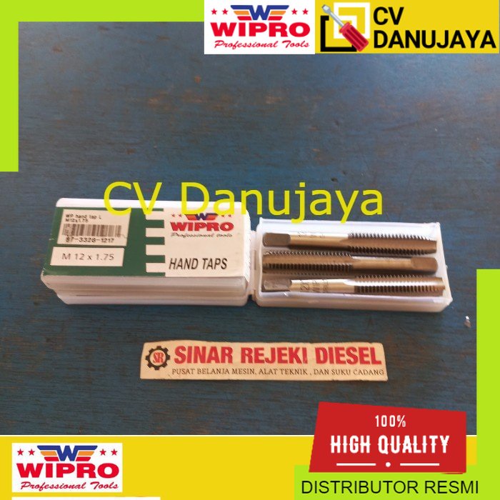 Hand Tap Handtap Handtaps Taps M12x1.75 M12 x 1.75 M12 x 1.75 M12x1.75 Wipro gz