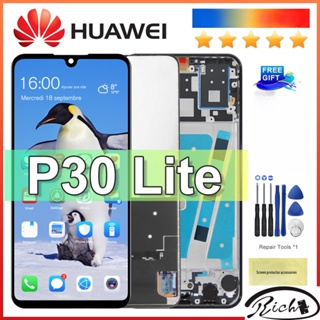 6.15&amp;quot; อะไหล่หน้าจอสัมผัสดิจิทัล LCD สําหรับ Huawei P30 Lite Nova 4E P30 Lite