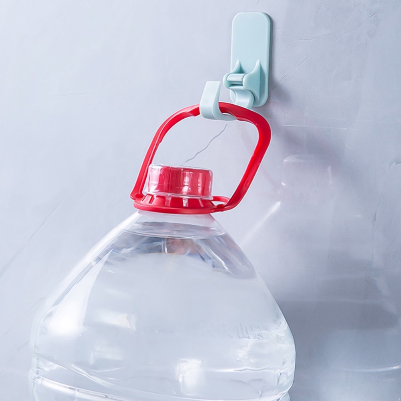 ตะขอแขวนผ้าขนหนู พลาสติก ABS มีกาวในตัว ไม่ต้องเจาะผนัง ประหยัดพื้นที่ สําหรับห้องครัว - รูปที่ 5