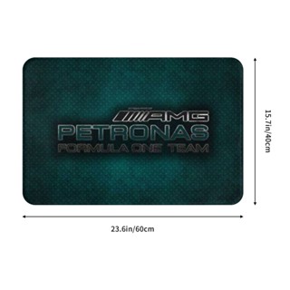 ใหม่ พรมเช็ดเท้า ผ้าสักหลาด กันลื่น ลาย Mercedes AMG Petronas F1 Team (2) 16x24 นิ้ว สําหรับห้องน้ํา ห้องสุขา โต๊ะกาแฟ ประตู ห้องนั่งเล่น โซฟา ห้องนอน พร้อมส่ง