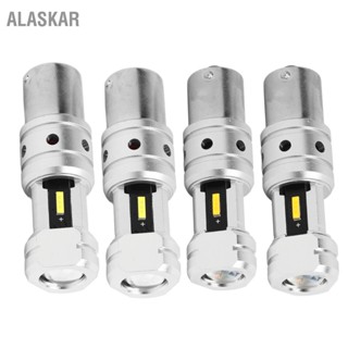 ALASKAR 2 Pcs 2400LM 100W 1156 LED ย้อนกลับหลอดไฟสำรองสัญญาณย้อนกลับ Blinker ไฟเลี้ยวหลอดไฟสำหรับรถบรรทุกรถ RV