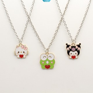 เครื่องประดับ สร้อยคอ จี้การ์ตูนอนิเมะ Sanrio Hug Heart PomPomPurin Keroppi เหมาะกับของขวัญวันเกิด