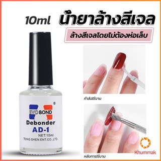 Khummak น้ํายาละลายกาว ถอดเล็บ PVC เช็ดกาว  Nail polish remover