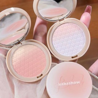 KAKASHOW C155 บลัชออนปัดแก้มสีทูโทน บลัชออนเนื้อแมท สีธรรมชาติ โทนสีสวยละมุนสไตล์เกาหลี ปัดง่าย ไม่เป็นก้อน ติดทน กันน้ำ