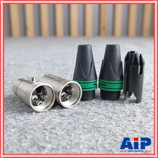 XLR ผู้+เมีย สีเงิน LIDGE YM-665/666/667/668/669/755/766 มี7สีให้เลือก คาดเขียว/เหลือง/ม่วง/ส้ม/น้ำเงิน/ขาว/แดง ปลั๊ก...