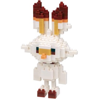 Scorbunny (แบบประกอบ) ของแท้ JP - Nanoblock Kawada [เลโก้โปเกมอน]