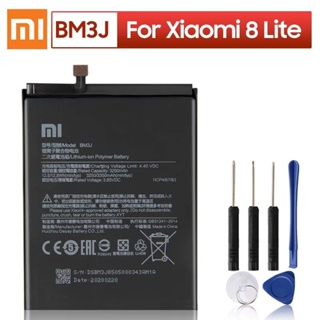 Original XIAOMI BM3Jแบตเตอรี่สำหรับXiaomi 8 Lite MI8 Lite BM3Jแท้แบตเตอรี่3350MAh