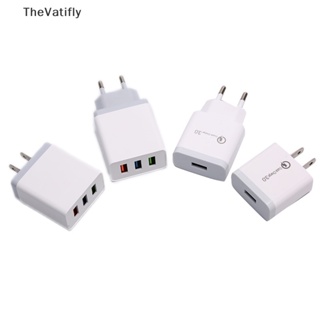 [TheVatifly] อะแดปเตอร์ชาร์จ USB 3.0 18W ชาร์จไว US EU [Preferred]