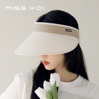 Misskoi [พร้อมส่ง] หมวกกันแดด ป้องกันรังสียูวี รังสีอัลตราไวโอเลต แบบรูกลวง เหมาะกับฤดูใบไม้ผลิ และฤดูร้อน สําหรับผู้หญิง