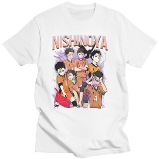 VDเสื้อเบลาส์ Nieuwe Stijl Haikyuu Nishinoya เสื้อยืดลําลองชุดลําลองรายวัน Kleding Zomer Kleding สตรีทแวร์ ฮาราจูกุ เสื้