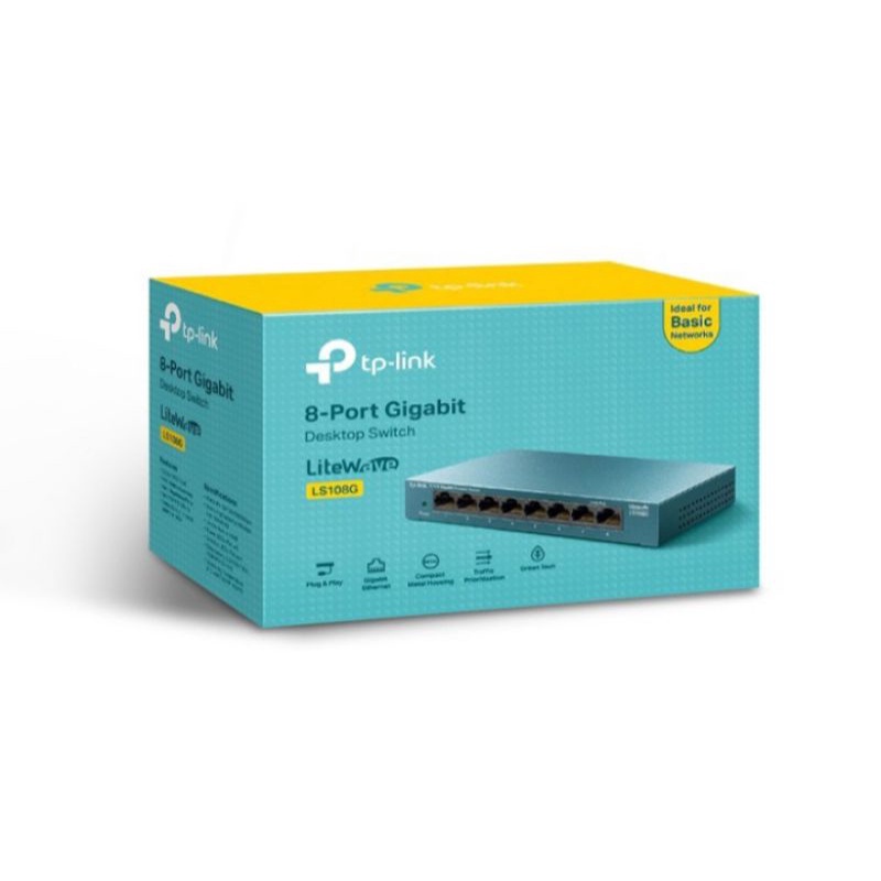 Tp-link LS108G 100Mbps 8-Port Gigabit Desktop Switch N5