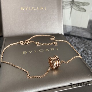 [พร้อมส่ง] Bvlgari/b. Zero1 Series สร้อยคอ จี้โรสโกลด์ แฟชั่นฤดูใบไม้ผลิ สําหรับผู้หญิง