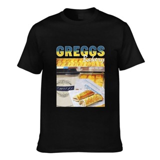 เสื้อยืดลําลอง แขนสั้น พิมพ์ลาย Greggs Homage Sausage Roll Coffee Bakery Tribute Icfull สําหรับผู้ชาย