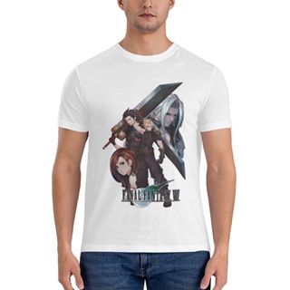 Final Fantasy 7 เสื้อยืดลําลอง สําหรับผู้ชาย