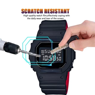 Yifilm ฟิล์มกระจกนิรภัยกันรอยหน้าจอ gshock*1 ชิ้น (DW-5600,GBD-200,GWX-5600,GMW-B5000,GW-B5600,GW-5000,GBX-100) 9H